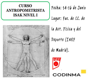Curso antropometrísta ISAK Nivel 1 Curso antropometrísta ISAK Nivel 1