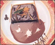 Trufa de chocolate con crema de café Trufa de chocolate con crema de café
