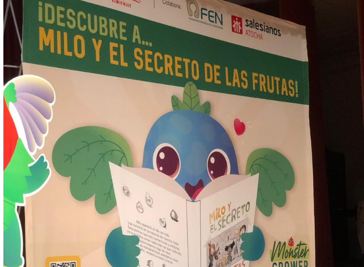 Presentación del cuento infantil "Milo y el secreto de las frutas" de Zespri